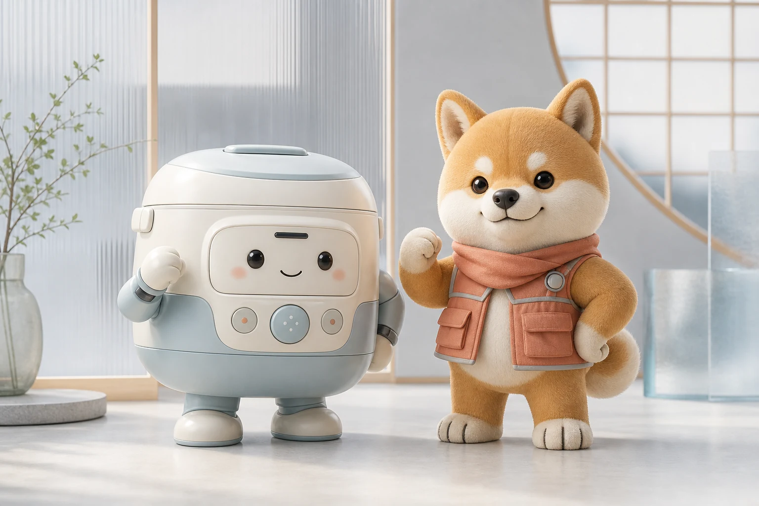 商品とペットをモチーフにしたAIキャラクターシリーズのイメージ